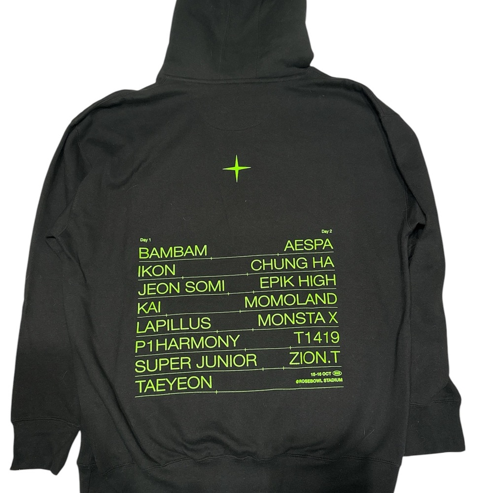 Kamp LosAngeles mens black hoodie sweater size medium black sweater for men. - Picture 2 of 3